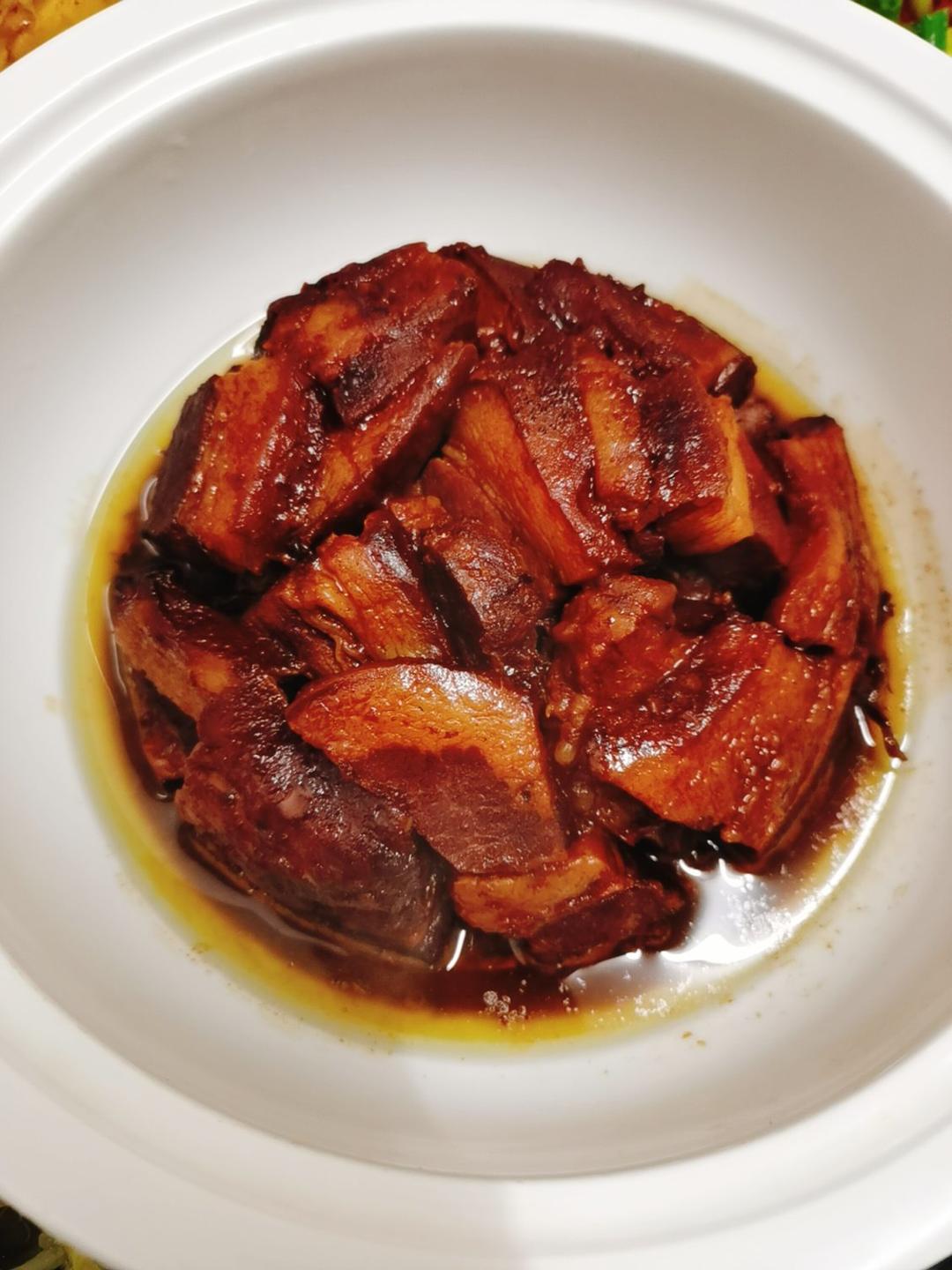 老妈牌腐乳蒸肉，红烧肉
