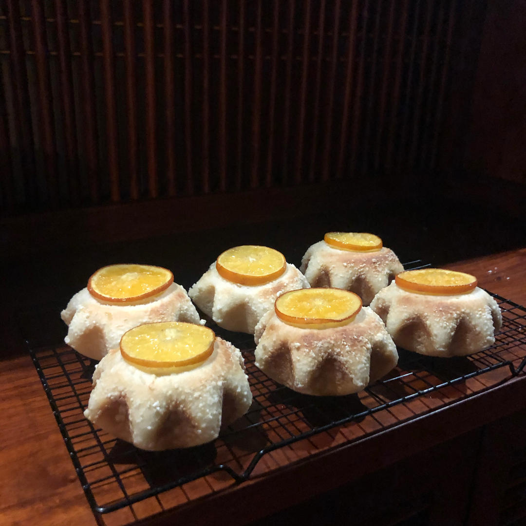 香橙卡士达星星包