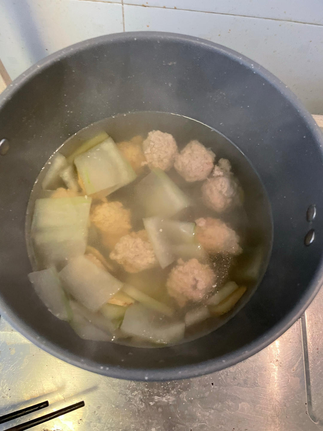 夏天不可错过的家常味--冬瓜丸子汤