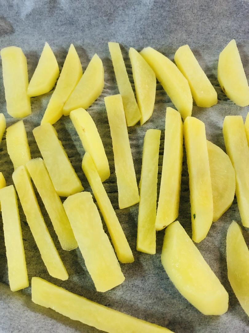 不输麦当劳的健康薯条（烤箱版）