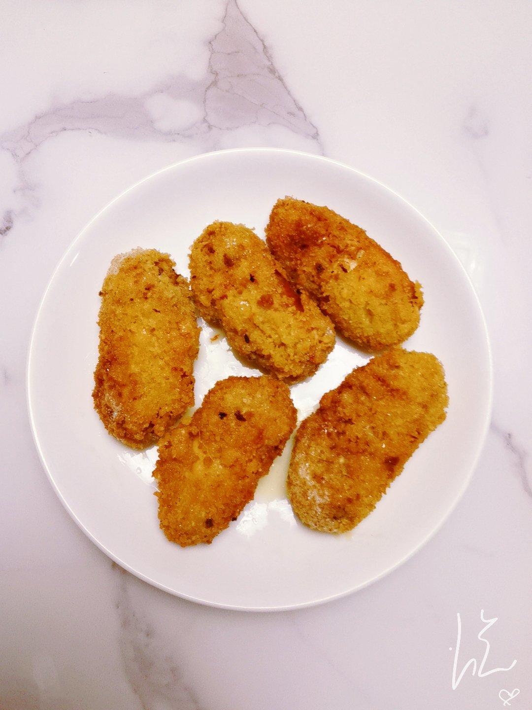 炸鸡翅中（黄金面包糠鸡翅中）