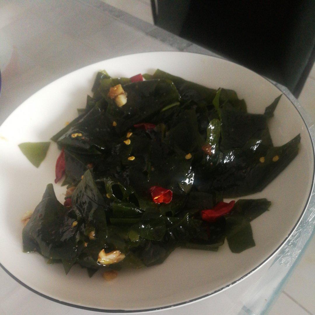 快手下饭 夏天必备凉拌裙带菜