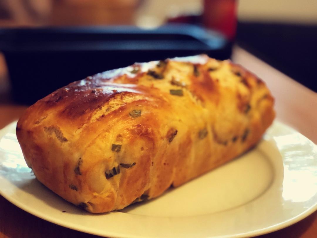 香葱肉松手撕吐司