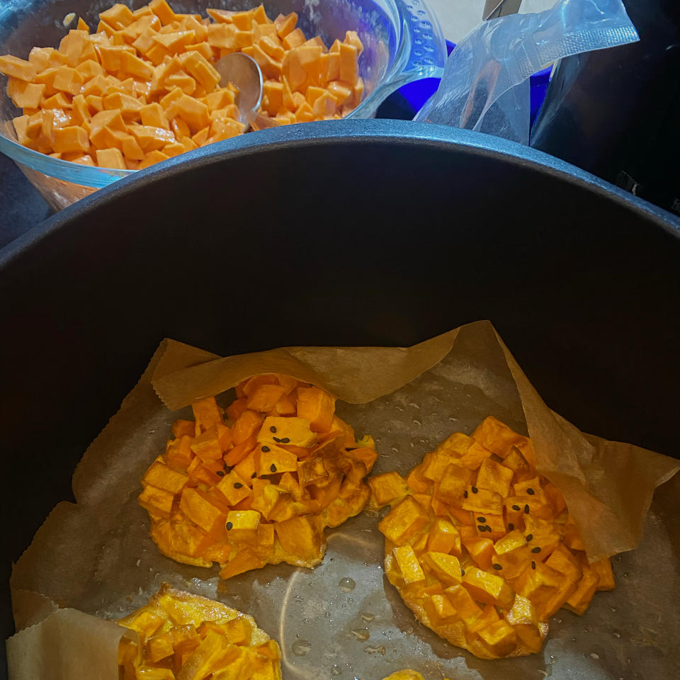 低卡无油红薯小饼🍠空气炸锅