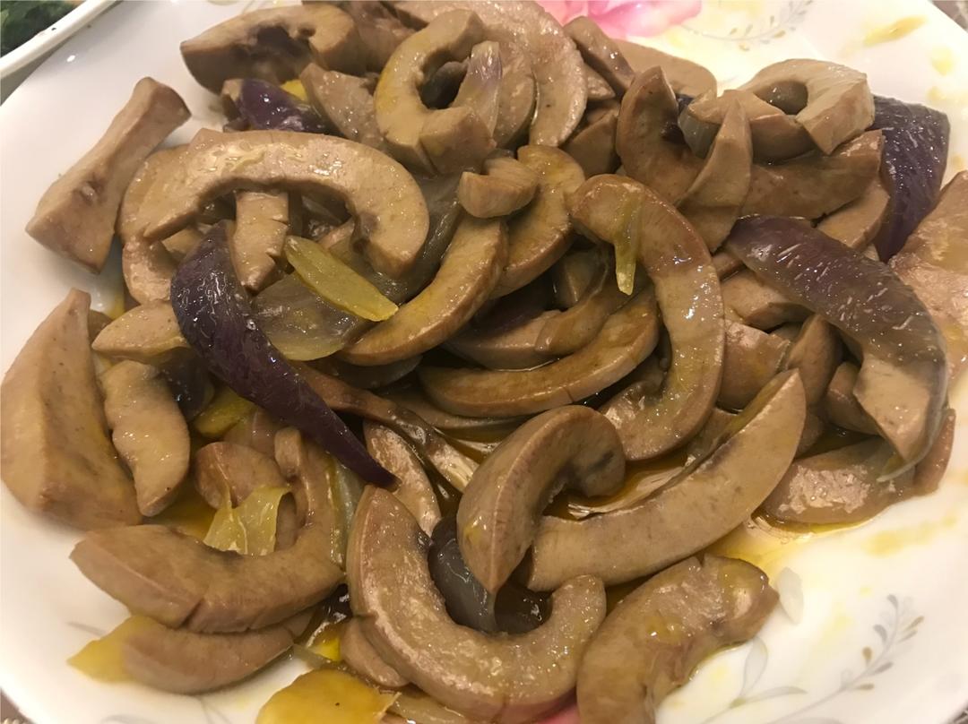 青椒炒腰花