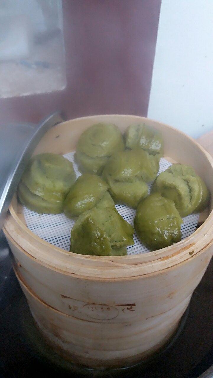 抹茶小馒头的做法