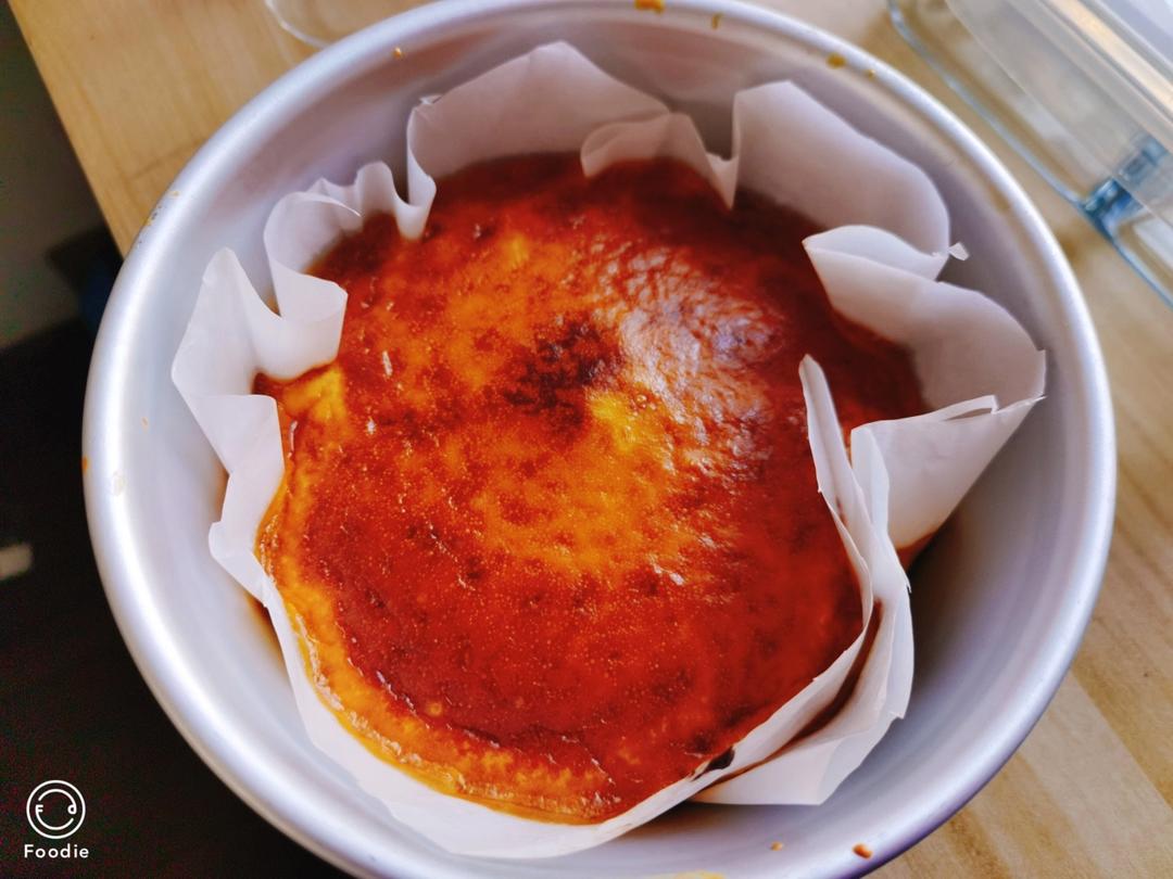 巴斯克芝士蛋糕-傻瓜操作【空气炸锅巴斯克】