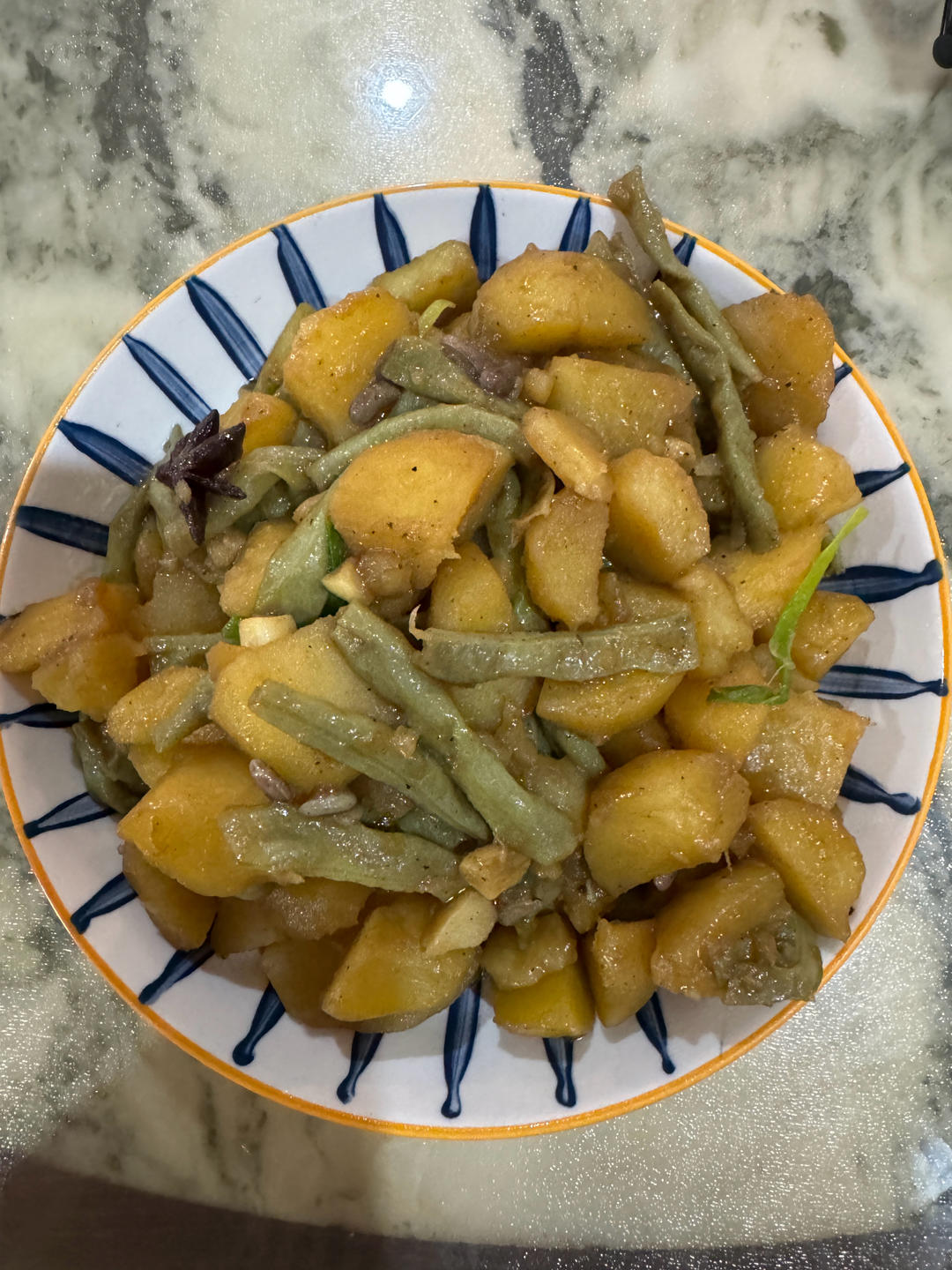 豆角炖土豆极简版💜