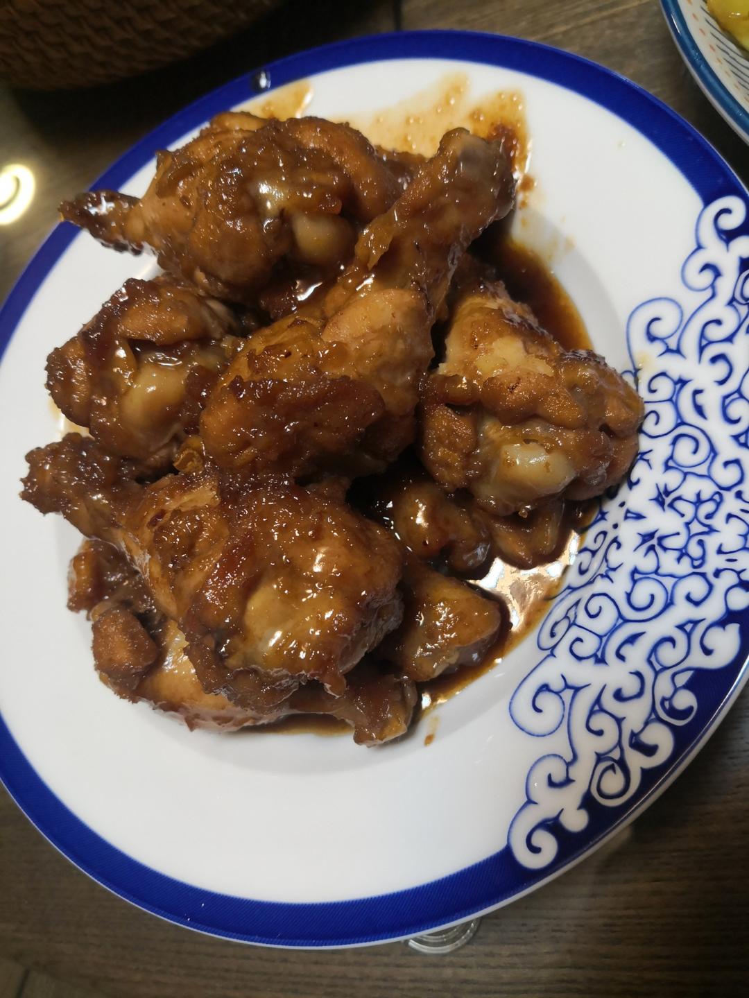 好吃到舔手指的「蒜香蜜汁鸡翅根」👍