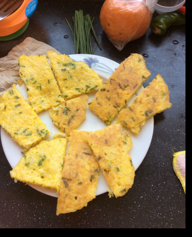 鸡蛋米饭饼——上班族快手早餐