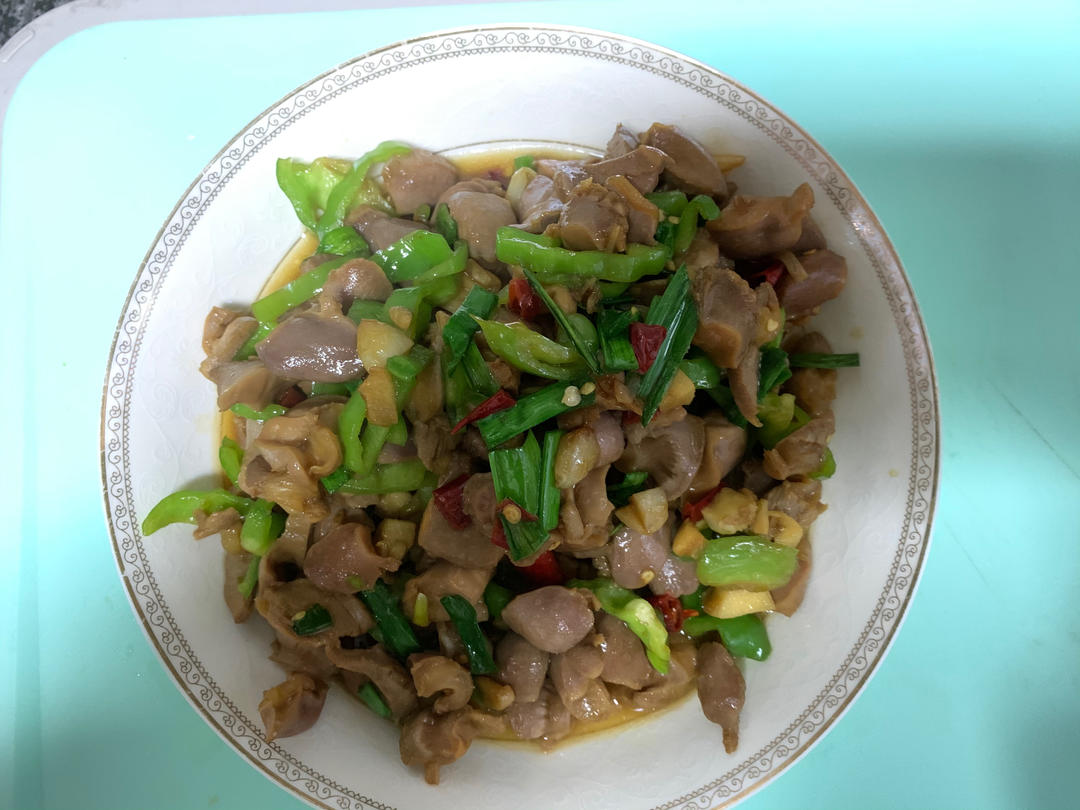 小米椒爆鸡胗