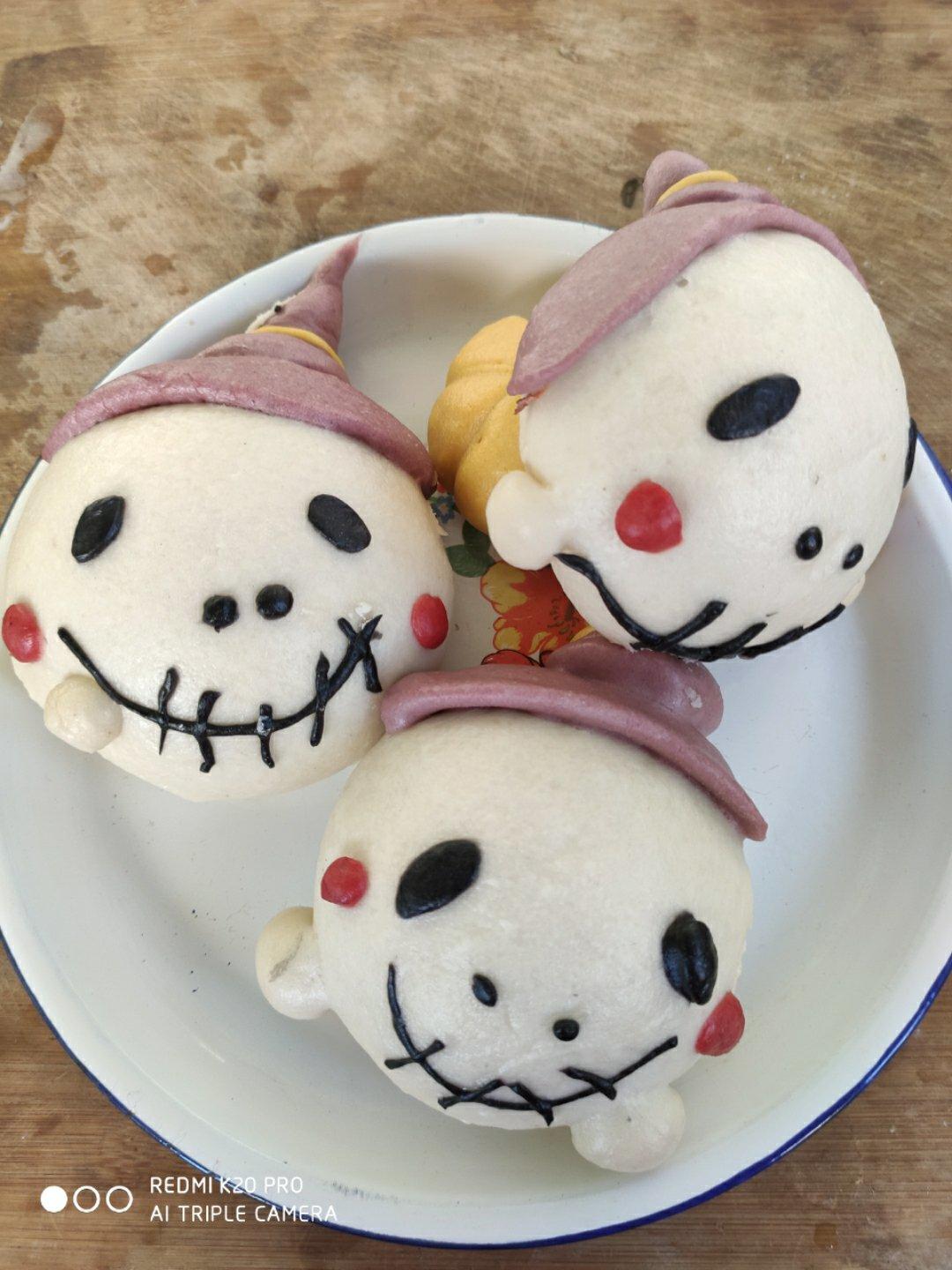 可爱造型馒头 万圣节快乐🎃不给糖就捣蛋👻