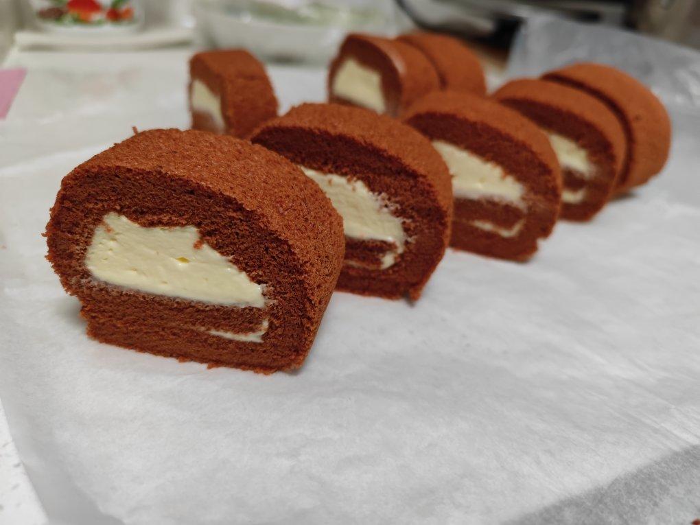 红丝绒蛋糕卷（超详细）