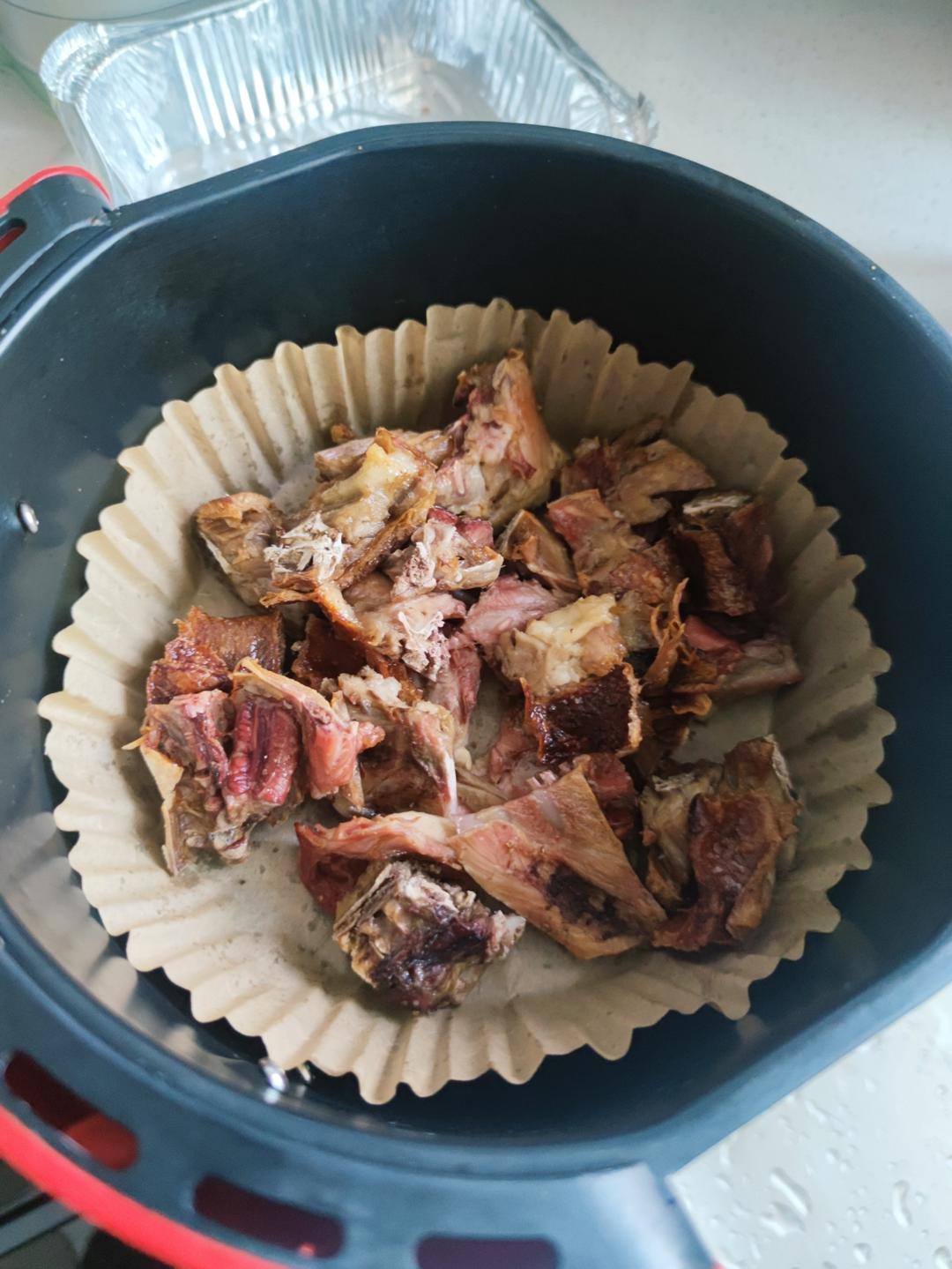 不放油的空气炸锅做椒盐鸭架