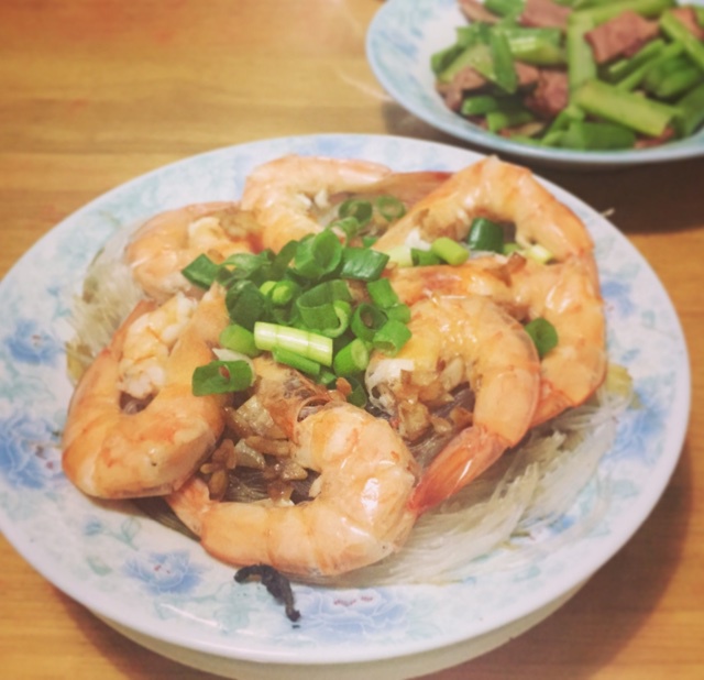 蒜蓉粉丝蒸虾