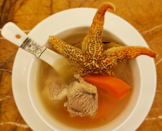 海星胡萝卜猪腱汤的做法