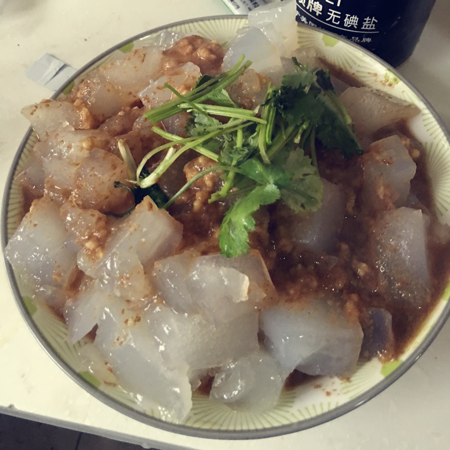 油煎焖子