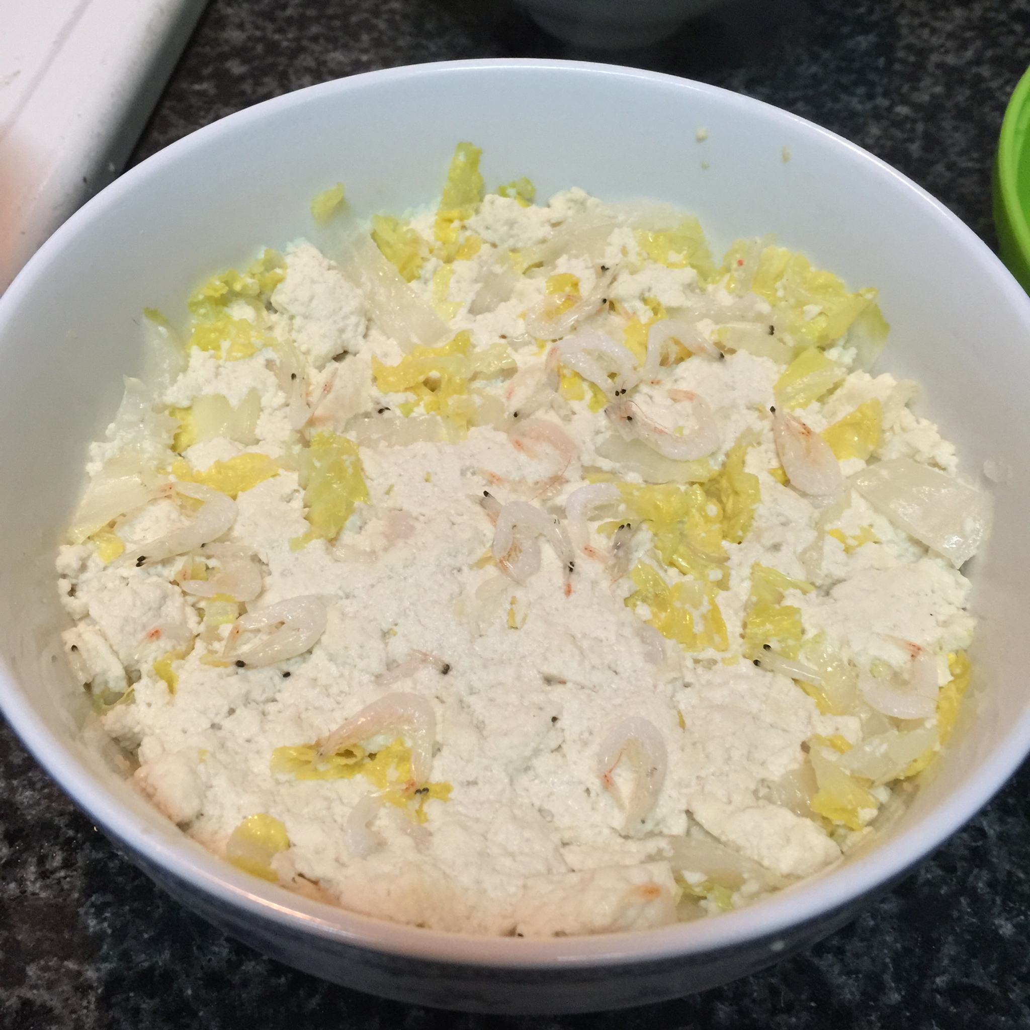 蒸豆腐饼