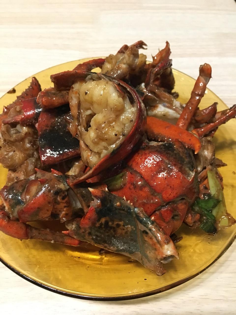 葱姜龙虾（附详细的拆解龙虾技巧，附精确地调料用量）