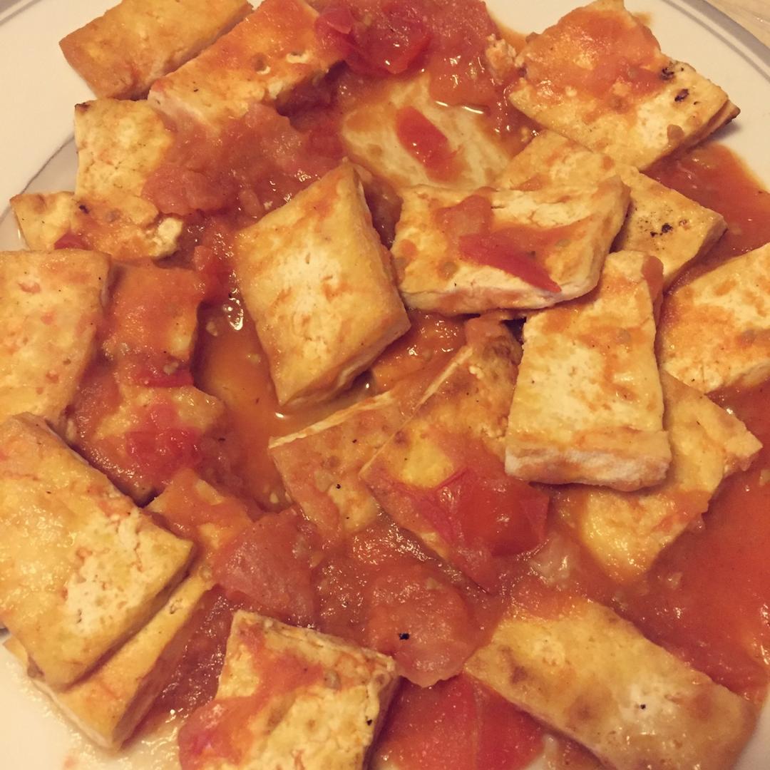西红柿烧豆腐
