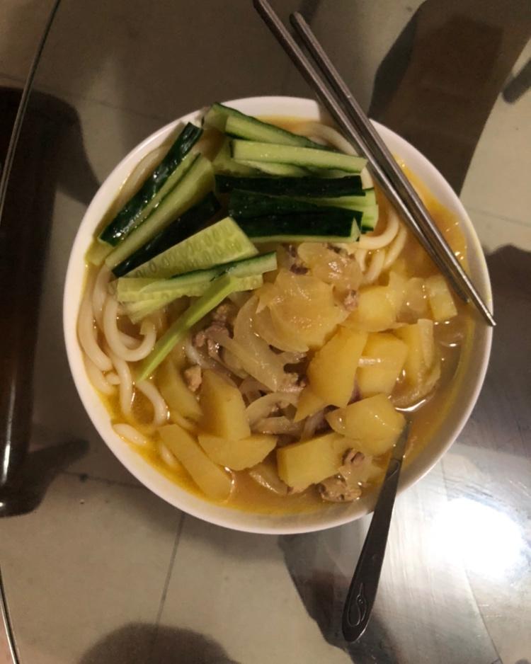 咖喱肥牛乌冬面