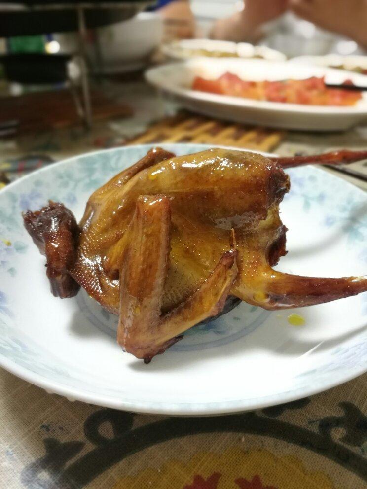 烤箱版脆皮乳鸽